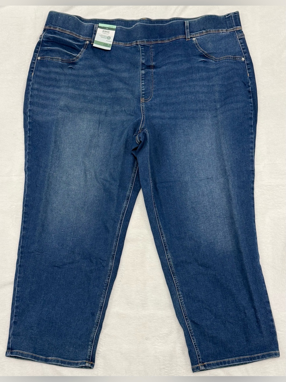 Women's Terra & Sky Dark
Wash Pull-On Jeggings Plus
Size 4X (28W-30W)